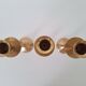 Brass star candlestick