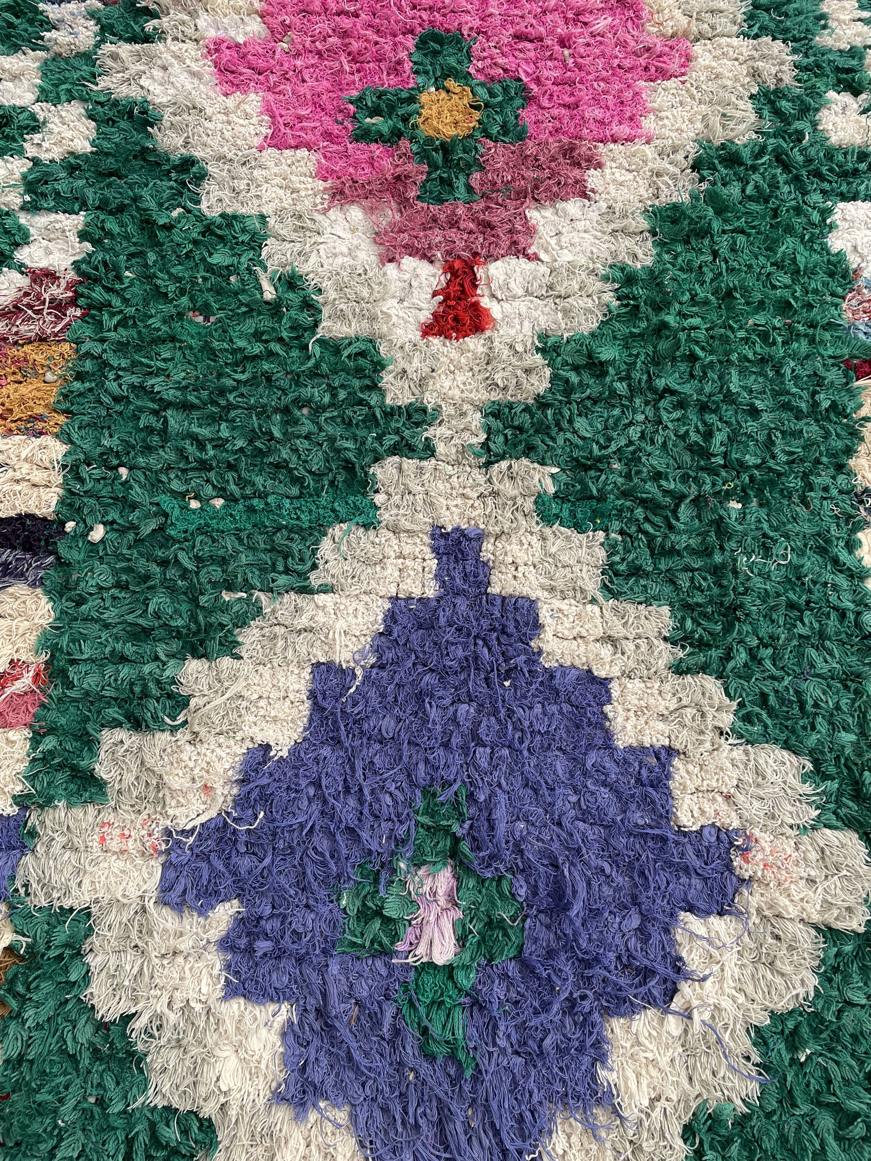 Carpet berbere boucherouite 145x230 cm