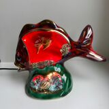 Lampe poisson Vallauris années 70