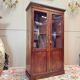 Display cabinet forming a mahogany card index from the restoration period