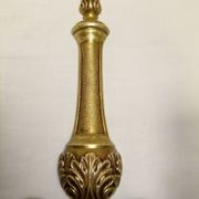 Old bronze double candle holder wall light