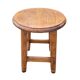 Tabouret de ferme en bois massif