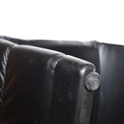 Fauteuil skaï vintage 1970