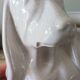 Cracked glazed faience in a zoomorphic design
