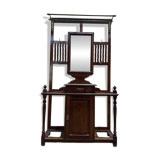 Vestiaire anglais en acajou massif