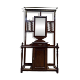 Vestiaire anglais en acajou massif