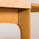 Henning Kjaernulf oak dinning extension table, rectangular, Vejle Mobelfabrik, Denmark 1960s
