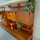 Vintage italian design modular wall unit bookcase xl