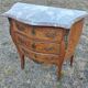 Curved commode in rosewood, Louis XV style.