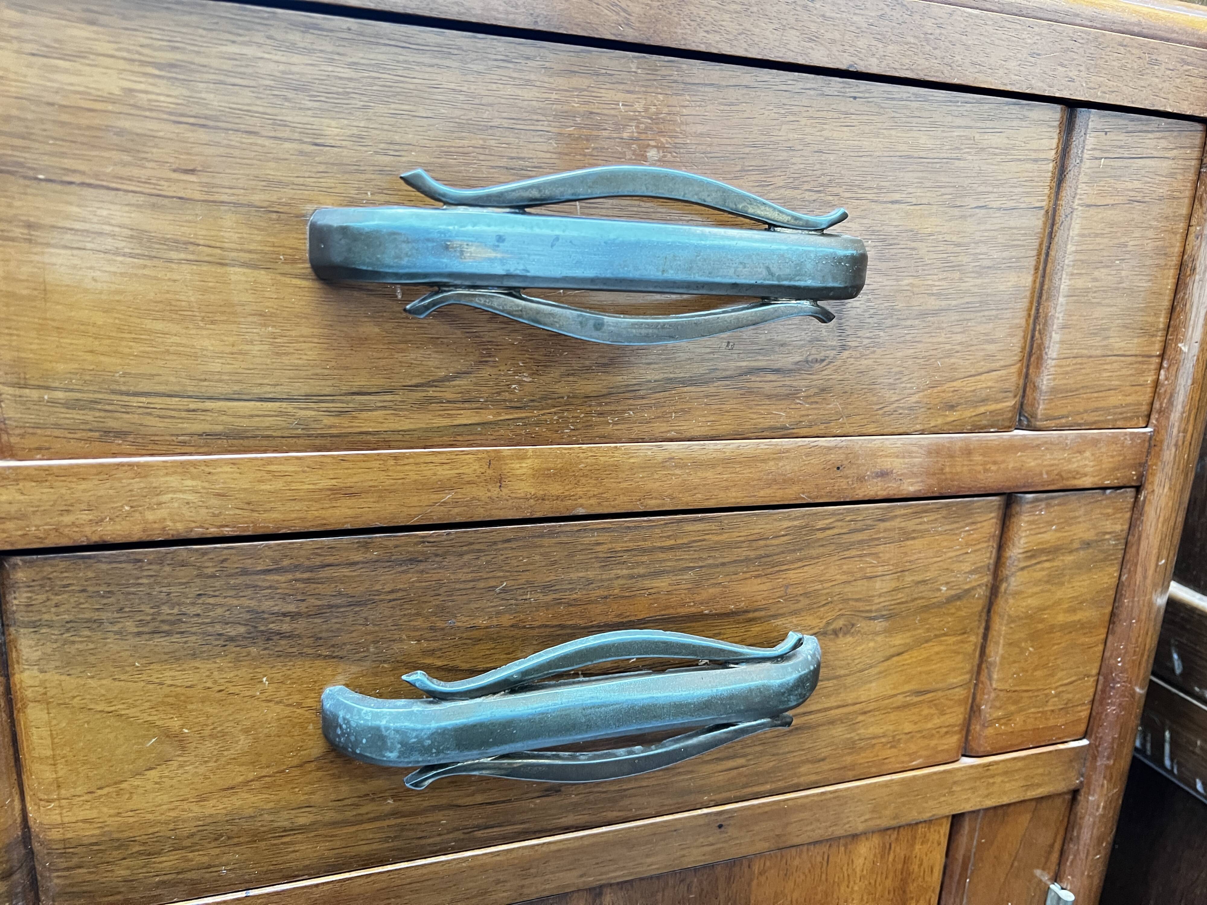 Asymmetrical Art Deco sideboard