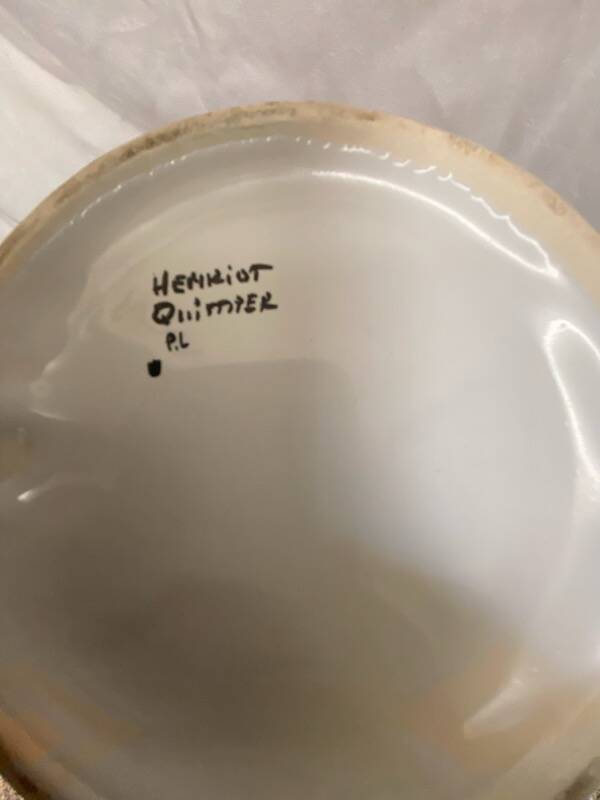 Henriot Vase Quimper Brittany