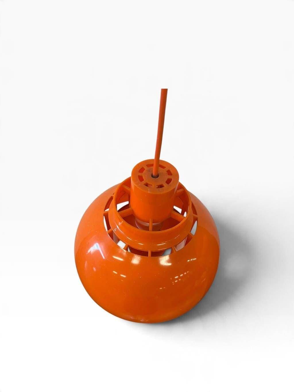 Orange vintage pendant light/chandelier/ceiling light