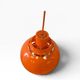 Orange vintage pendant light/chandelier/ceiling light