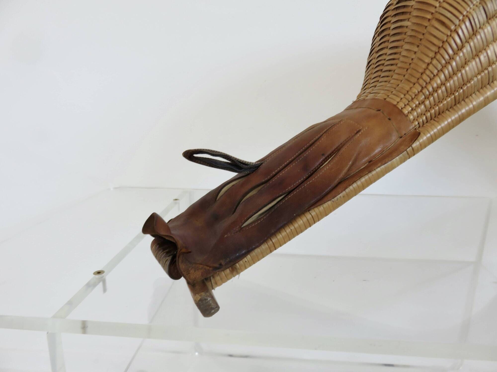Old chistera, large glove, 62cm, Basque Country, cesta punta, jai alai