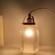 Glass suspension, cable 2 m, porcelain ram
