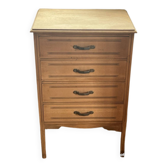 Art deco console chest of drawers