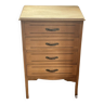 Art deco console chest of drawers