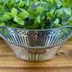 Openwork silver-plated metal basket Zilfa Pleet