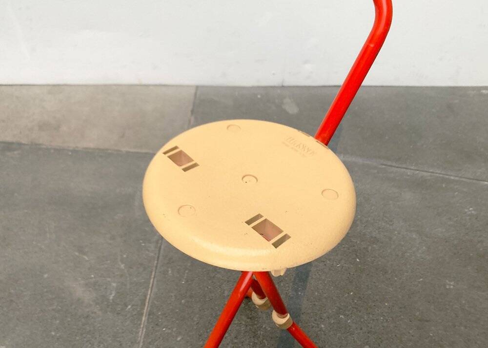 Postmodern Italian folding stool Ulisse by Ivan Loss for Sandrigarden, 1980s.