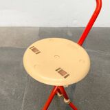 Postmodern Italian folding stool Ulisse by Ivan Loss for Sandrigarden, 1980s.