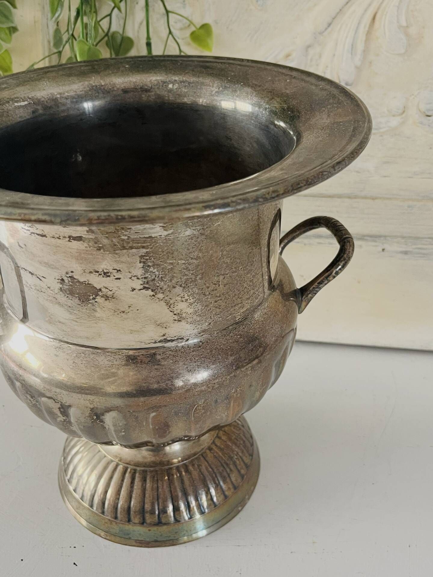 Champagne bucket Silver Plated Medici with Handles,