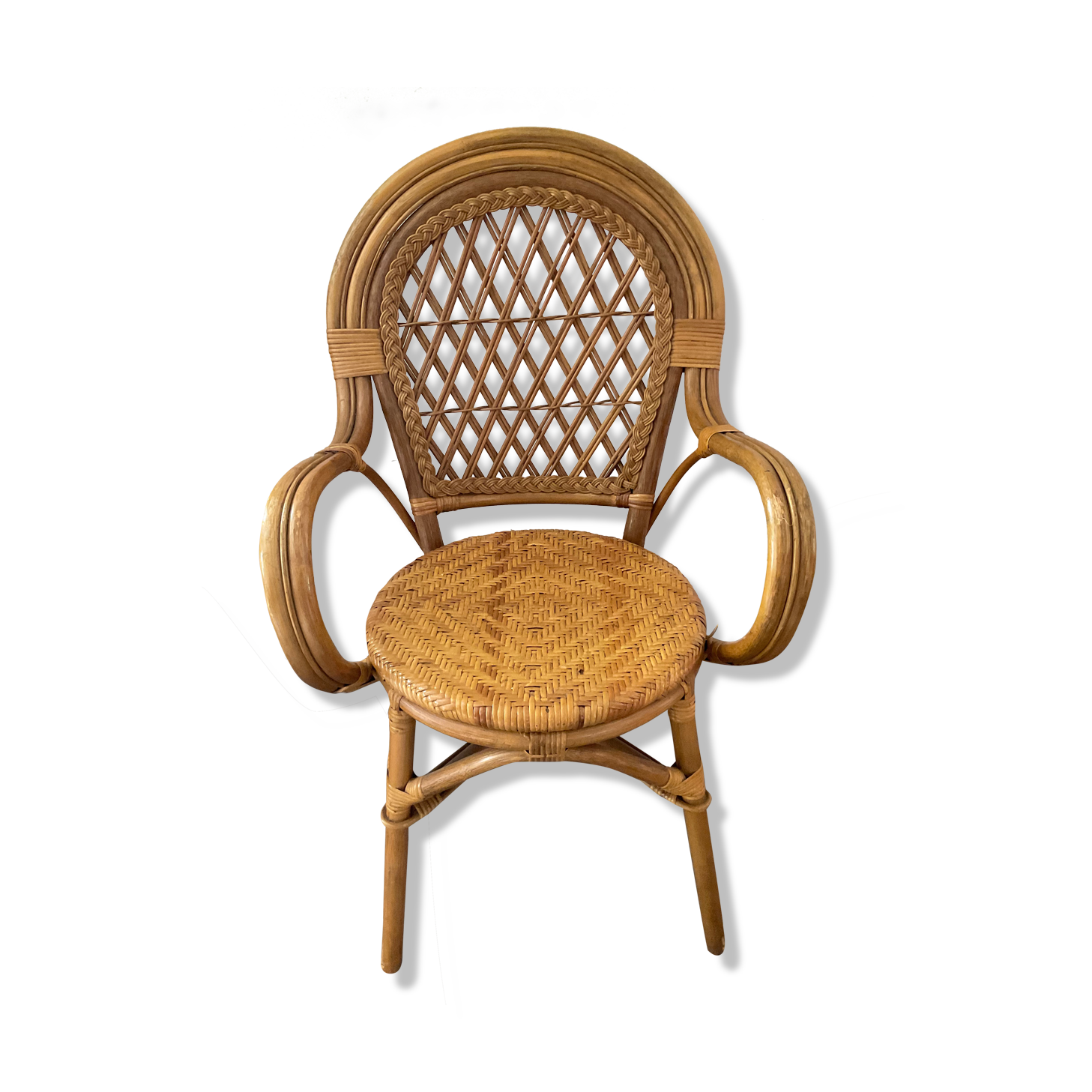 Rattan armchair from the 70s