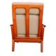 Danish Modern highback recliner armchair by Juul Kristensen for JK Denmark, 1960s