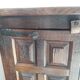 Rustic entrance furniture a carved door solid oak style with fitting