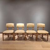 Set of 4 vintage Danish design dining chairs