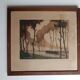 Roger hebbelinck landscape original lithograph signed and numbered 11/350