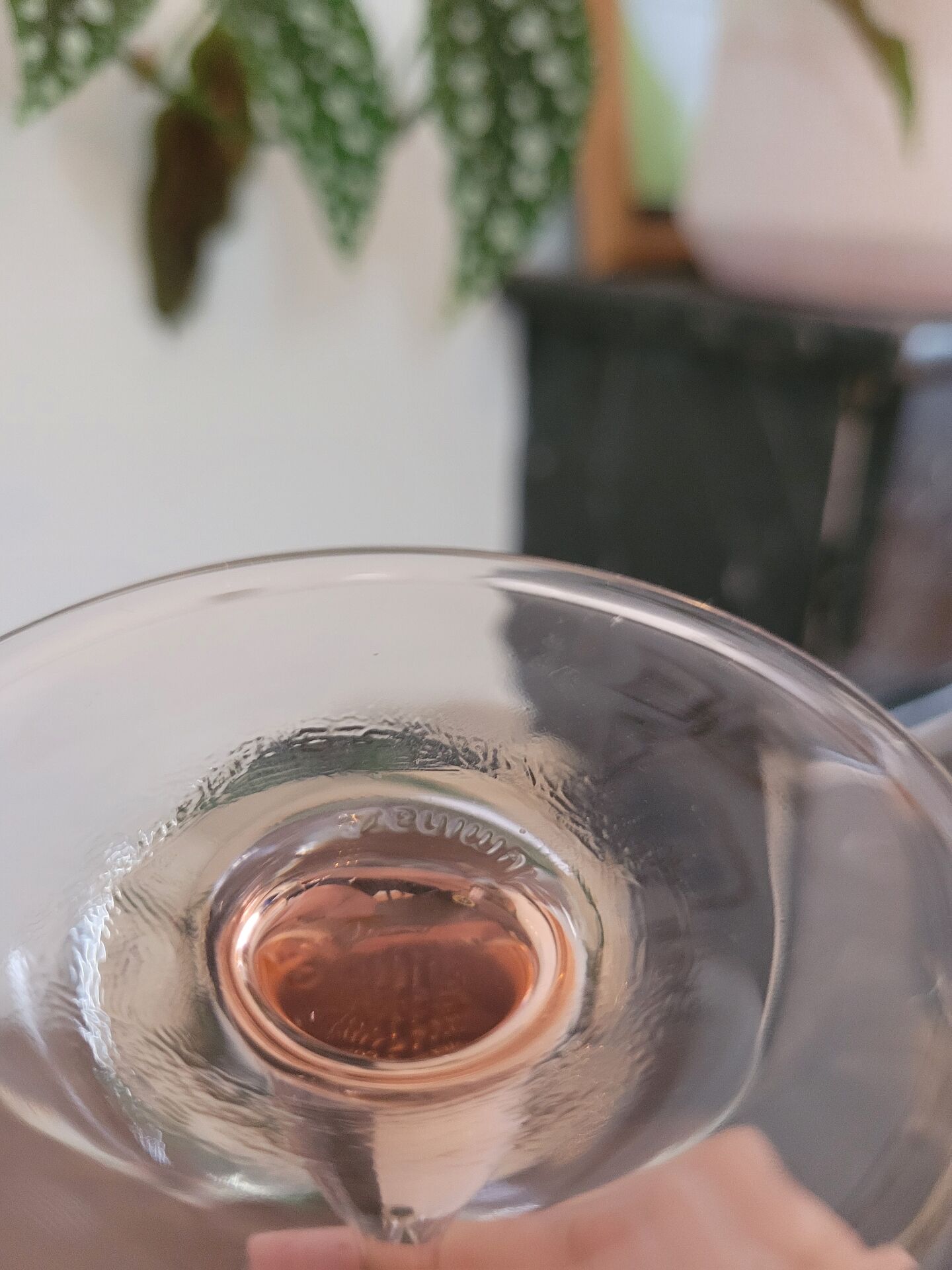 Lot de 4 verres à cocktail Luminarc pied rose