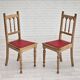 1950s, set 2 pcs of Danish dinning chairs, original good condition, oak wood.