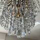 70s crystal tassel cascade chandelier