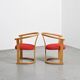 Pair of armchairs by Isamu Kenmochi, Japan circa 1965