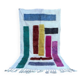 Tapis beni mrirt tissé main traditionnelle colorée taille 160 x 250 cm