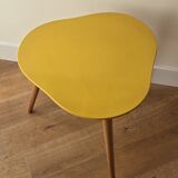 Vintage wooden tripod "bean" coffee table - 1970s design