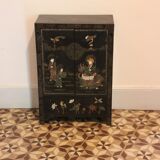 Chinese wardrobe, with mother-of-pearl inlays