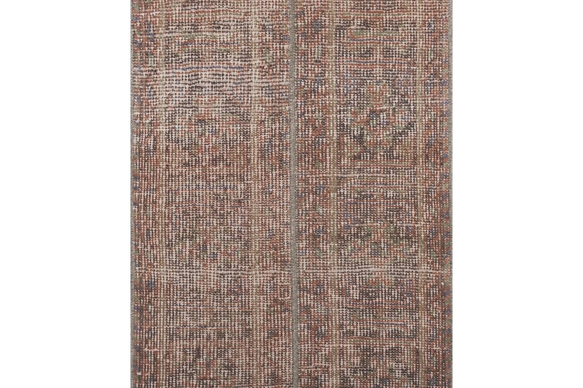 Vintage Turkish hallway rug 55x373 cm