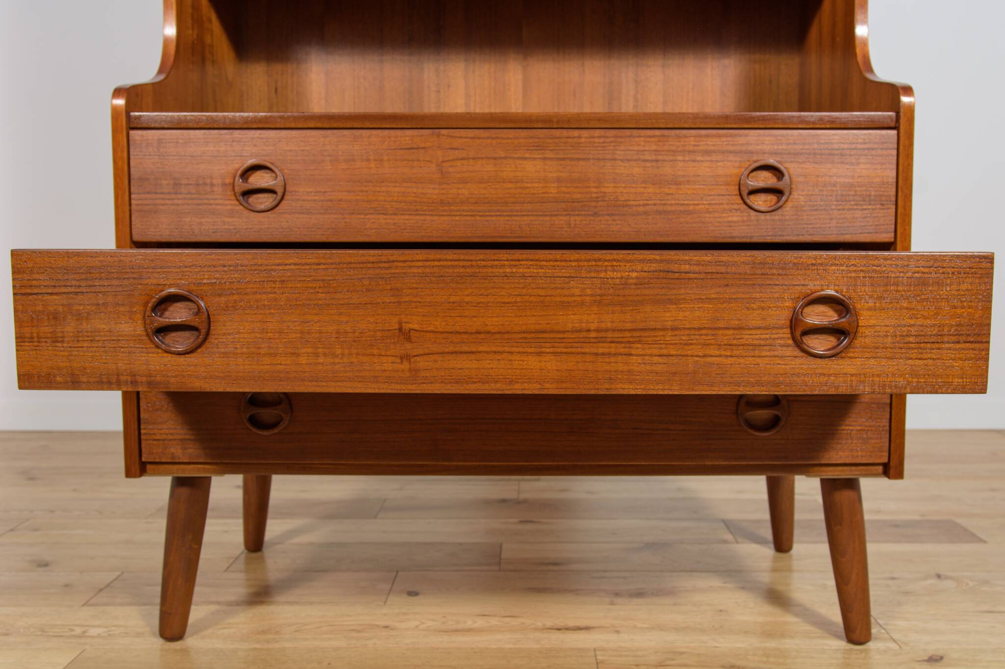 Mid-Century Teak Shelf, Denmark, 1970s