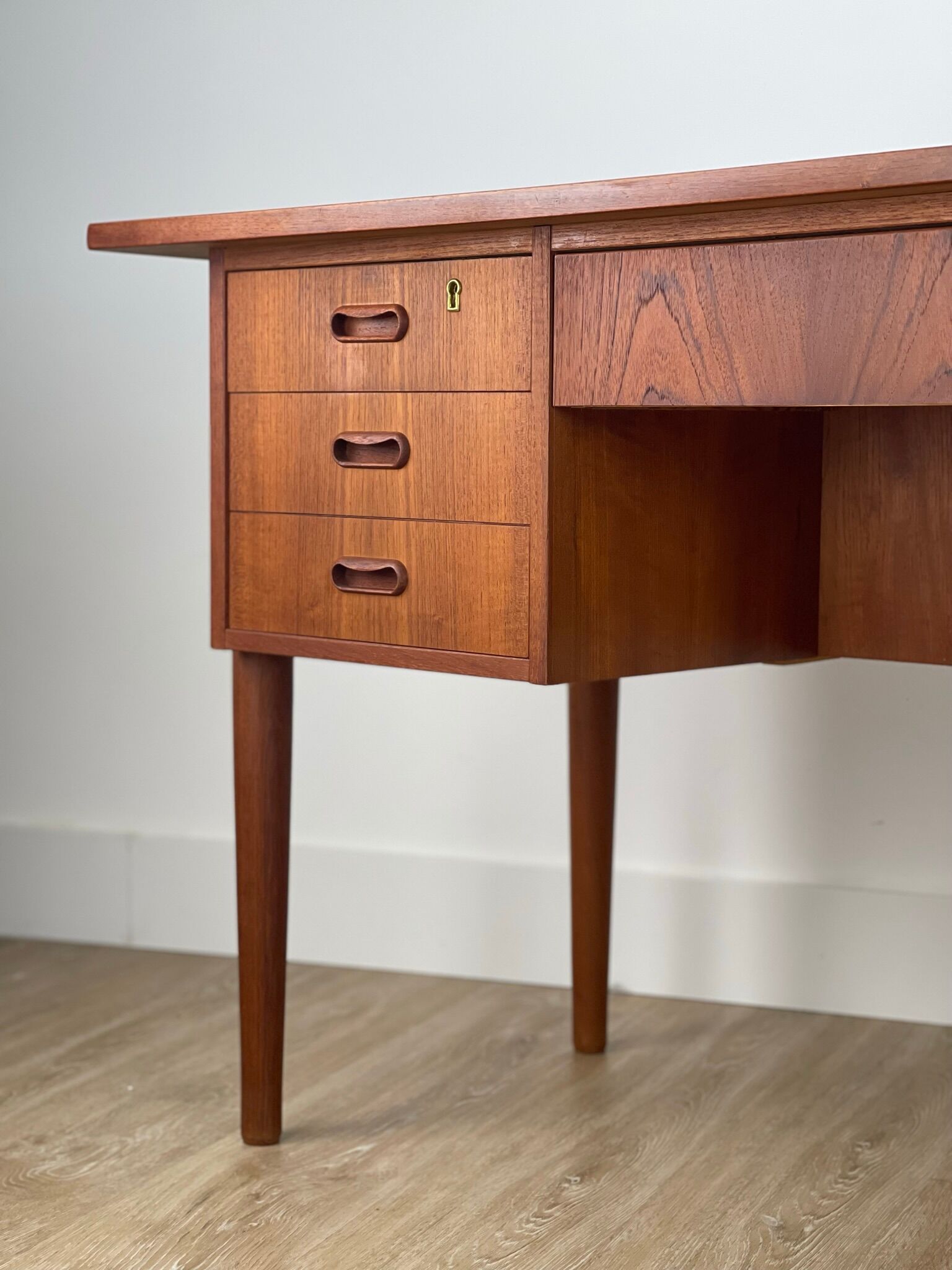 Scandinavian teak desk