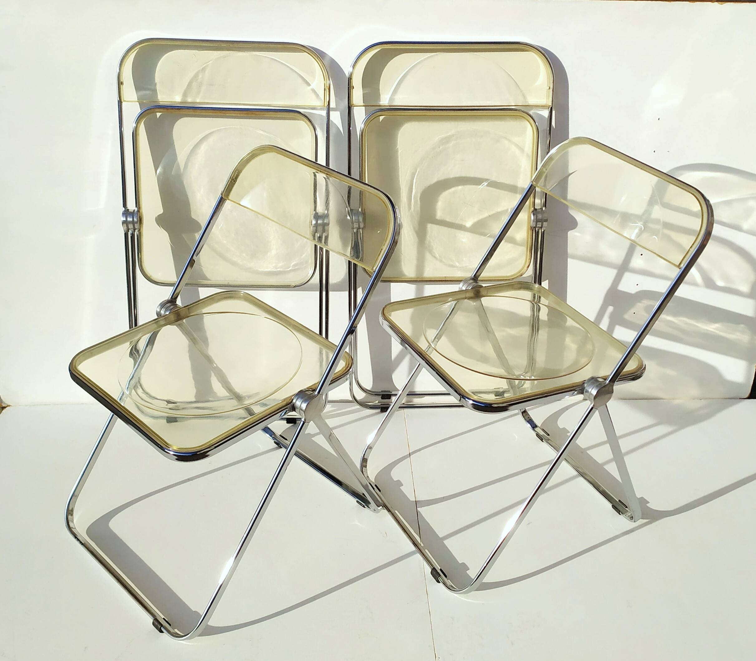 Chairs "Plia" made by  Anonima Castelli, 1967, Set of 4