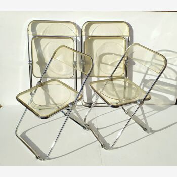 Chairs "Plia" made by Anonima Castelli, 1967, Set of 4