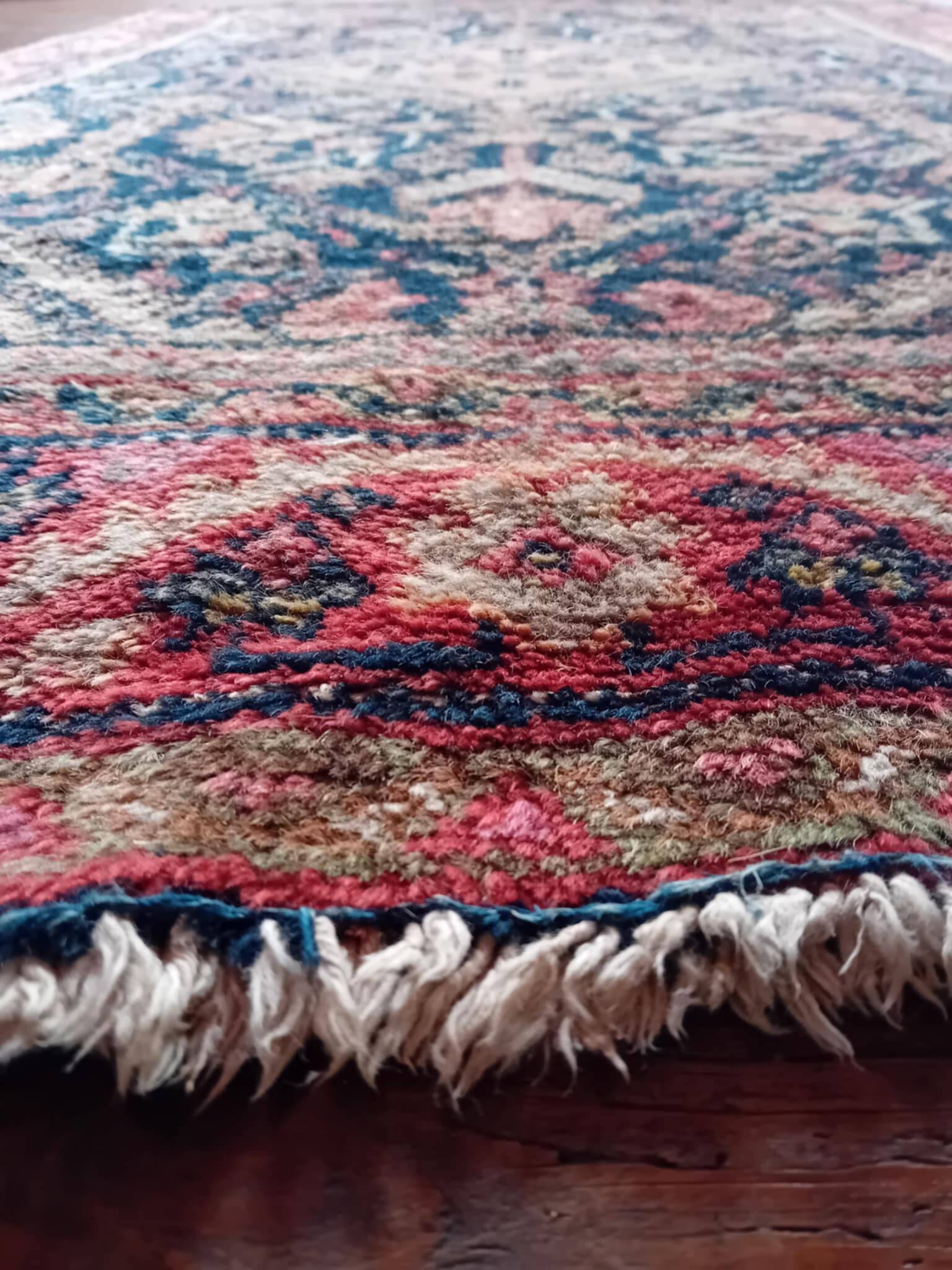 Handmade Hamadan rug 202x130cm