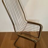Gilded metal chairs
