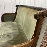 19th century Empire mahogany bench