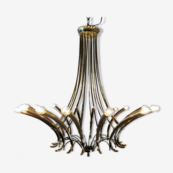 Lustre italien du milieu du siècle des années 1950