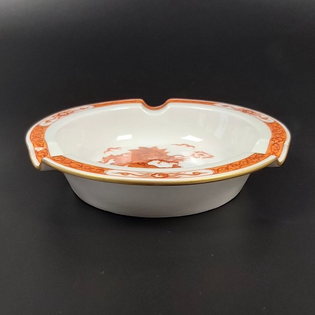 Meissen Porcelain Ming Dragon Ashtray, Germany, 20th Century