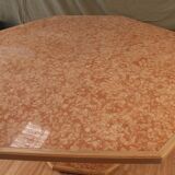 Table de salle a manger en placage de marbre