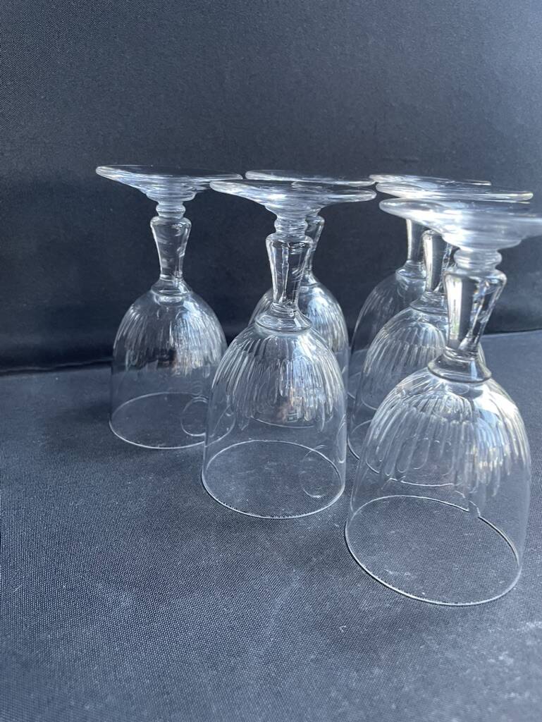 6 Baccarat port glasses – Art Nouveau