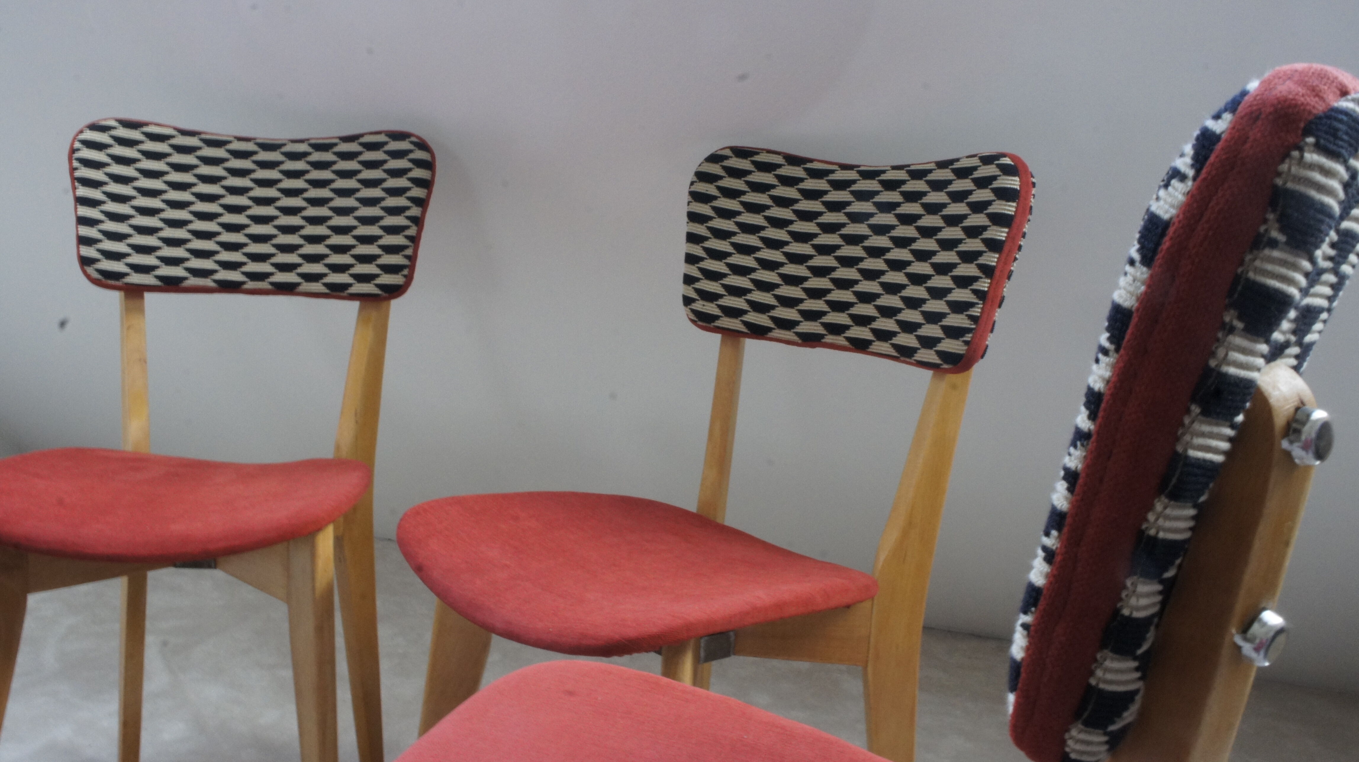 Set de 4 chaises vintage